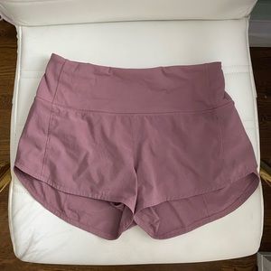 Lululemon Speed Up 2.5 Shorts - RARE MAROON COLOR!